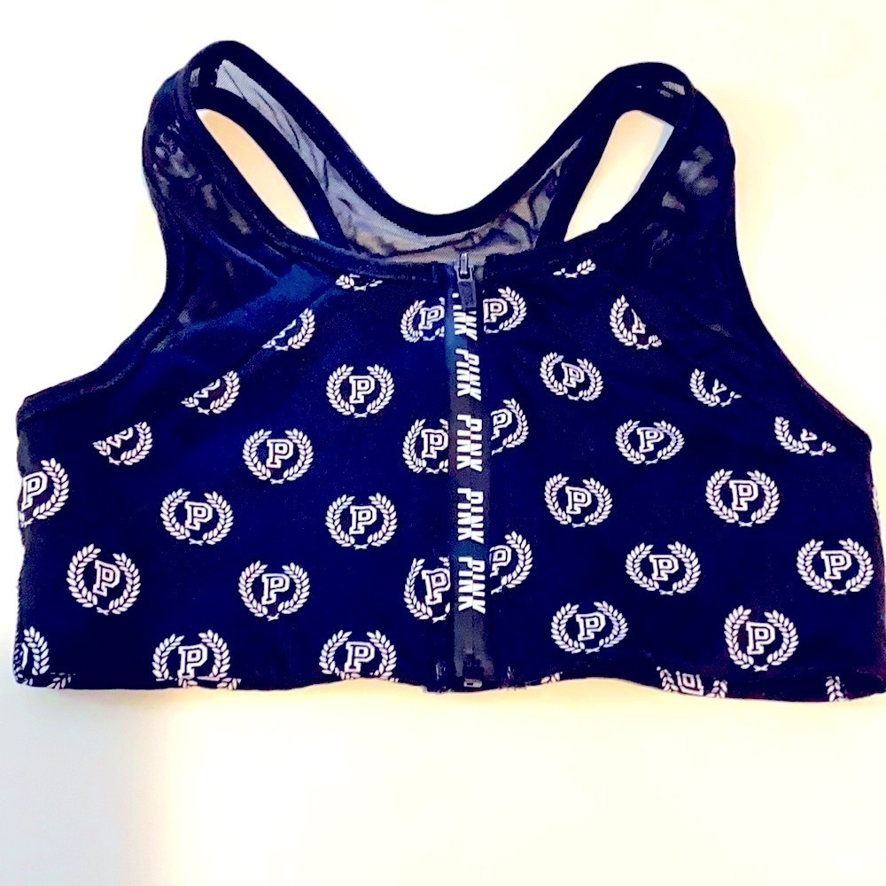NWOT Women’s PINK Vs PINK The Ultimate Logo Sports Bra Color: Black | Size: XS